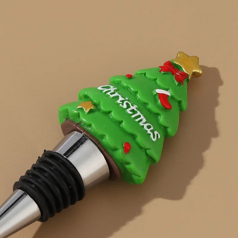 Reusable Christmas Wine Bottle Stopper