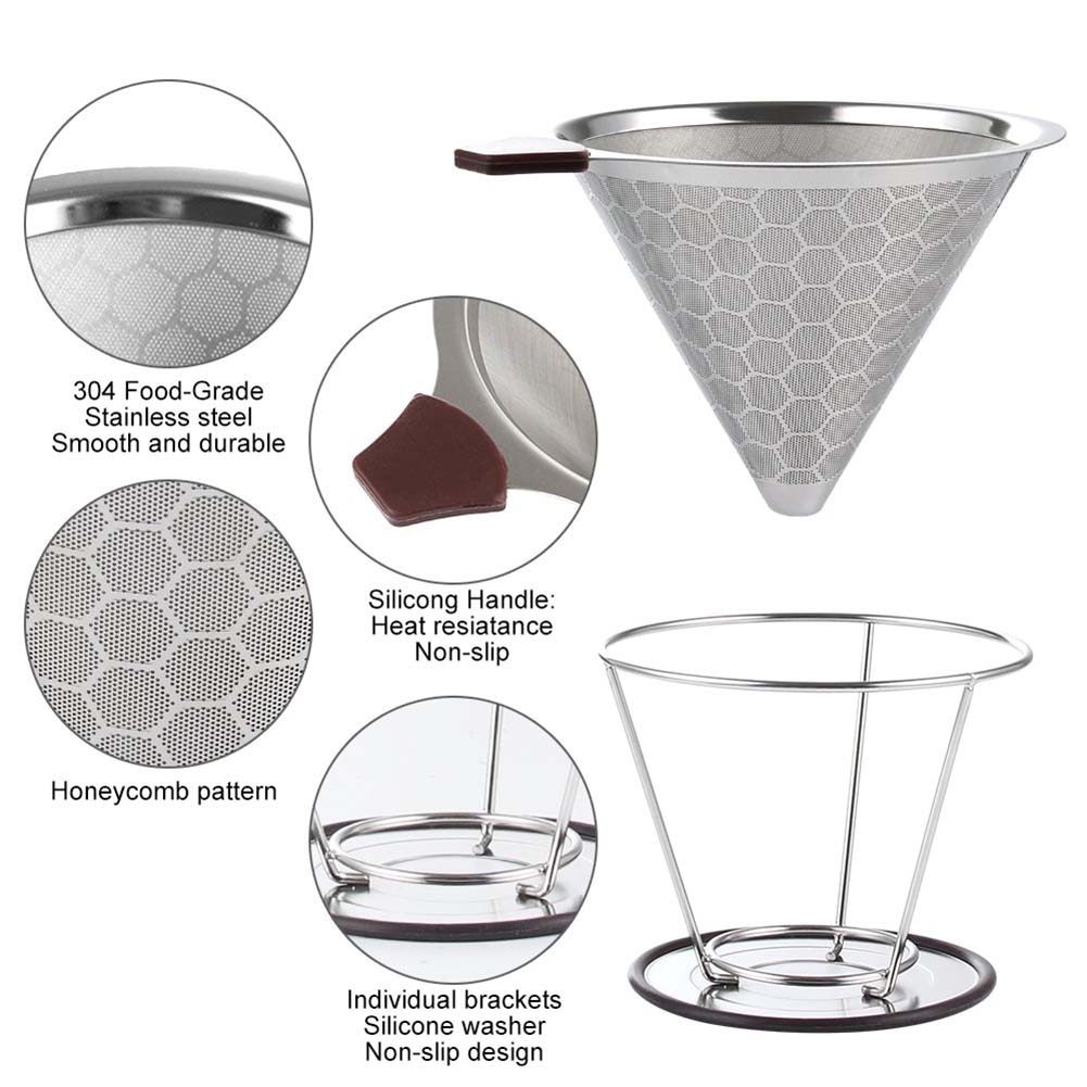 Reusable Coffee Dripper Cone Reusable Coffee Dripper Cone