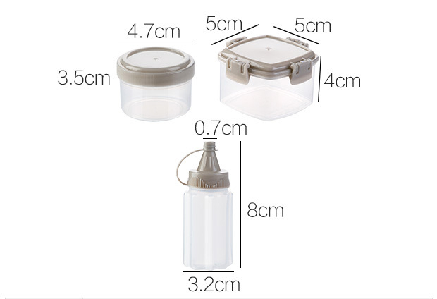 Reusable Condiment Containers (4 pcs) Reusable Condiment Containers (4 pcs)