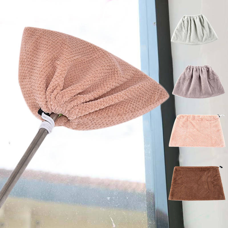 Reusable Coral Velvet Broom Cover Reusable Coral Velvet Broom Cover