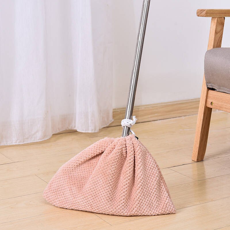 Reusable Coral Velvet Broom Cover Reusable Coral Velvet Broom Cover