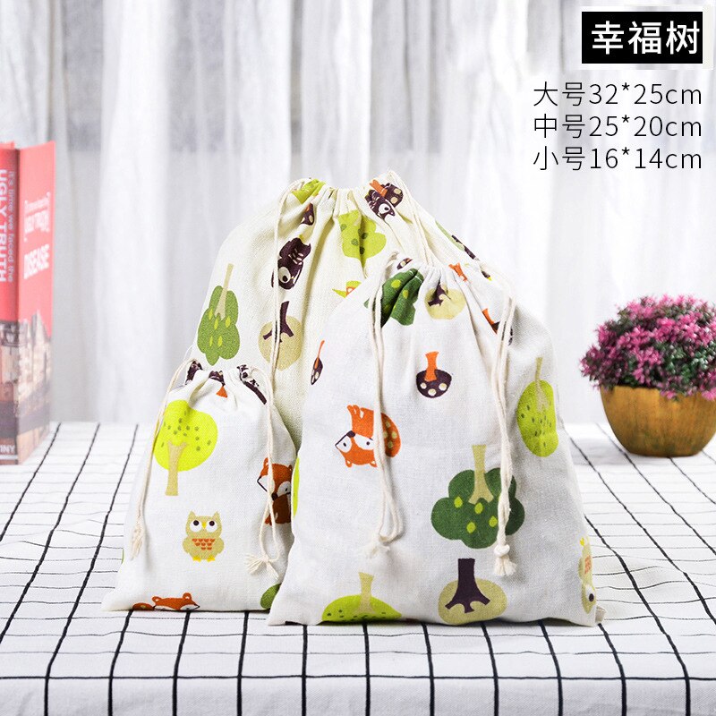Reusable Cotton Drawstring Bag Reusable Cotton Drawstring Bag