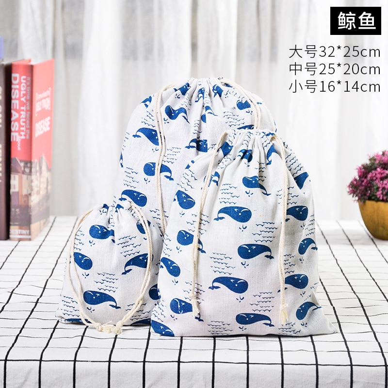 Reusable Cotton Drawstring Bag Reusable Cotton Drawstring Bag