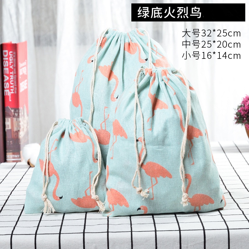 Reusable Cotton Drawstring Bag Reusable Cotton Drawstring Bag
