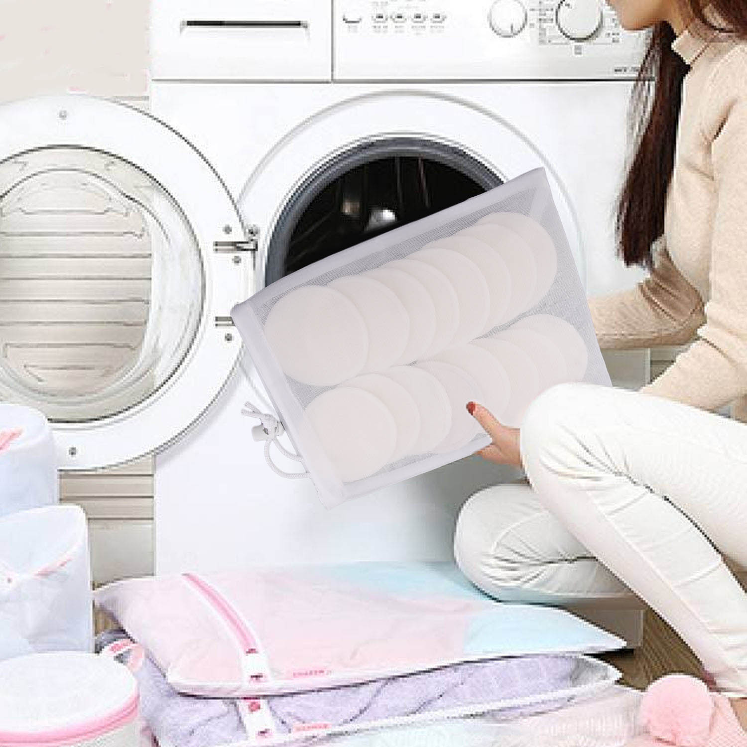 Reusable Cotton Pads Set (16 Pieces)