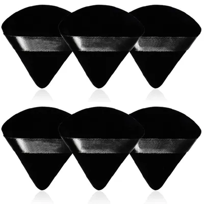 Reusable Cotton Triangle Puff Sponges (6Pcs)