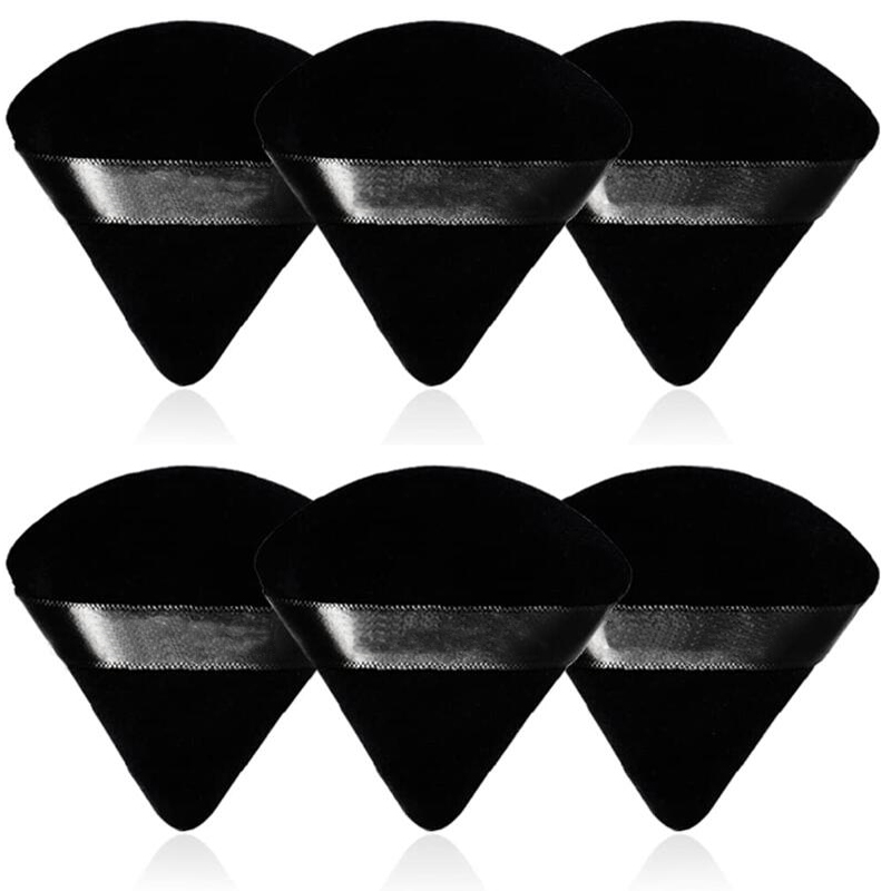 Reusable Cotton Triangle Puff Sponges (6Pcs)