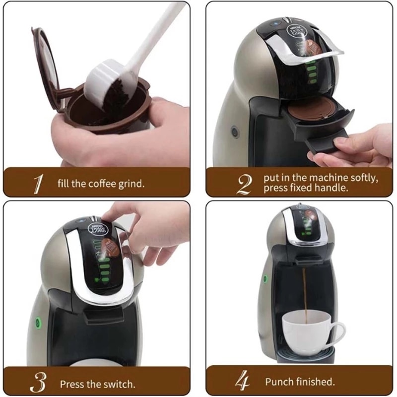 Reusable Dolce Gusto Pod Refillable Capsule Reusable Dolce Gusto Pod Refillable Capsule