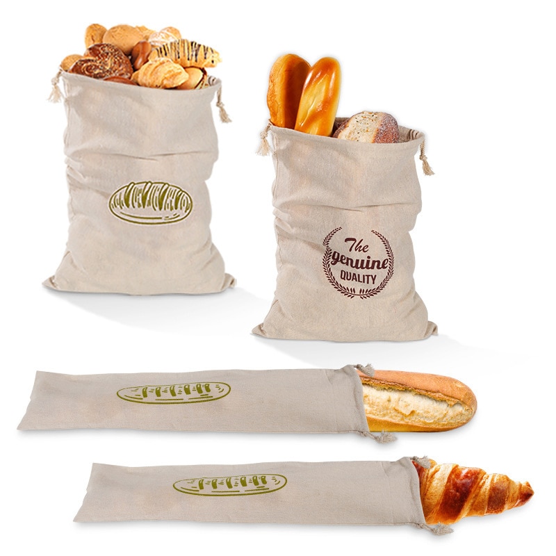 Reusable Drawstring Cloth Bread Bag Reusable Drawstring Cloth Bread Bag