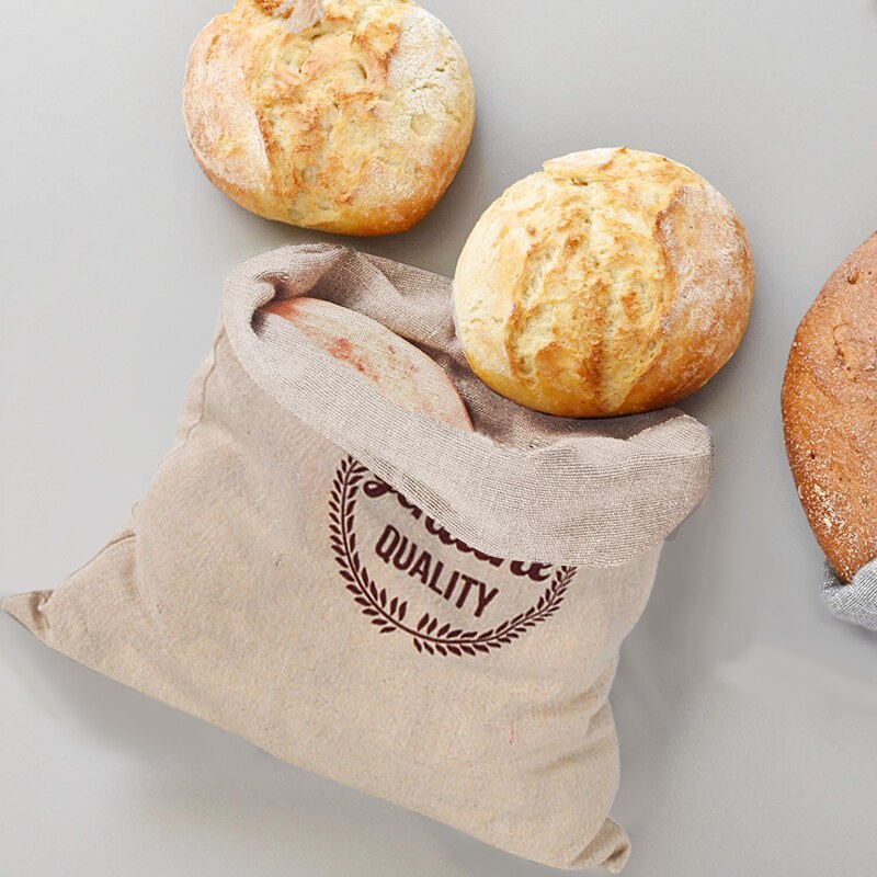 Reusable Drawstring Cloth Bread Bag Reusable Drawstring Cloth Bread Bag