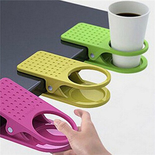 Reusable Drink Clip Desk Extension Holder Reusable Drink Clip Desk Extension Holder