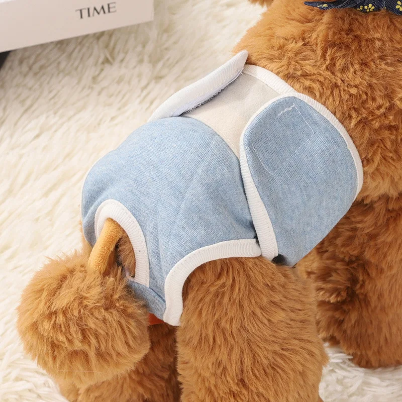 Reusable Female Dogs Diaper Pants Sanitary Female Dog Pants Diapers for Dogs Menstruation Pet Cat Physiological Safety