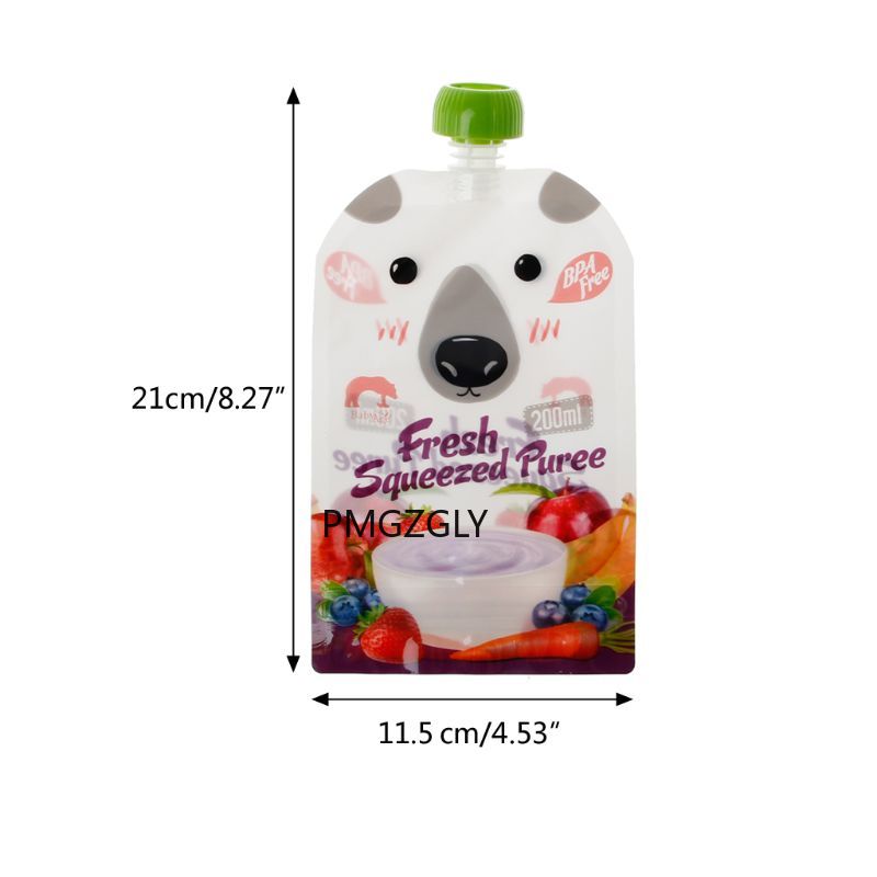 Reusable Food Pouches Squeeze Pouch (8 PCs) Reusable Food Pouches Squeeze Pouch (8 PCs)