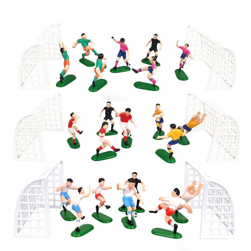 Reusable Football Cake Topper Set (8 pcs) Reusable Football Cake Topper Set (8 pcs)