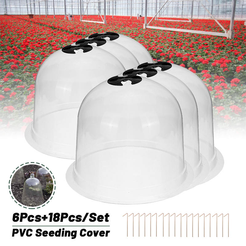 Reusable Garden Cloche Plant Domes (6pcs)