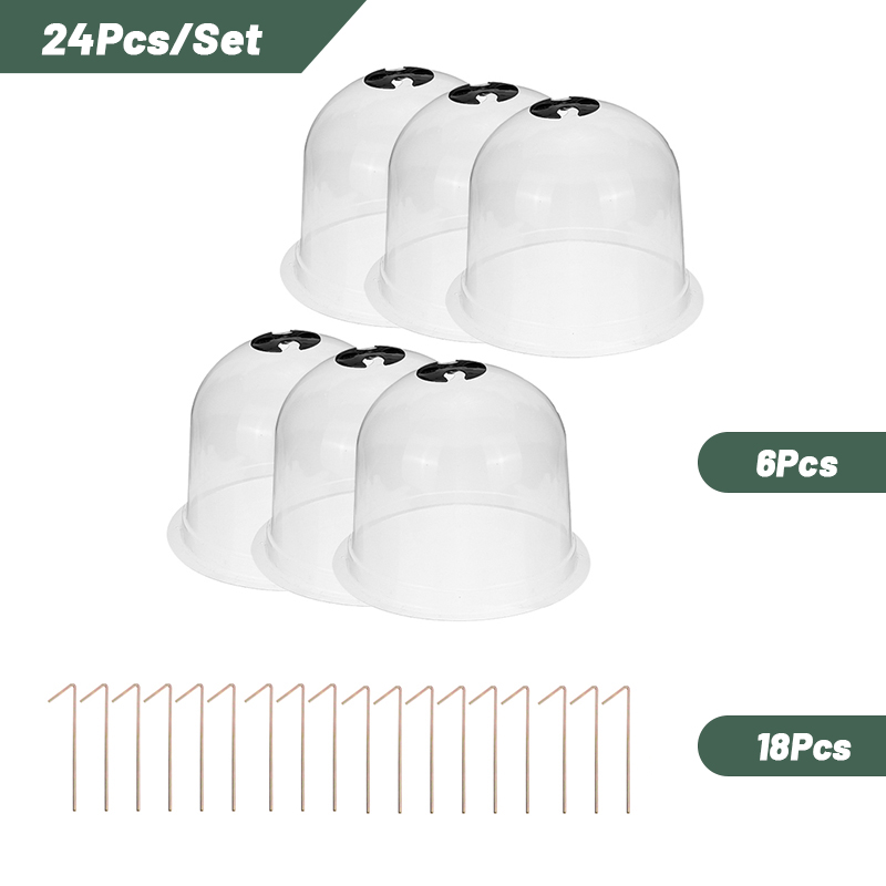 Reusable Garden Cloche Plant Domes (6pcs)
