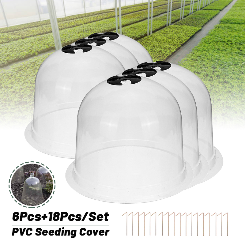 Reusable Garden Cloche Plant Domes (6pcs)