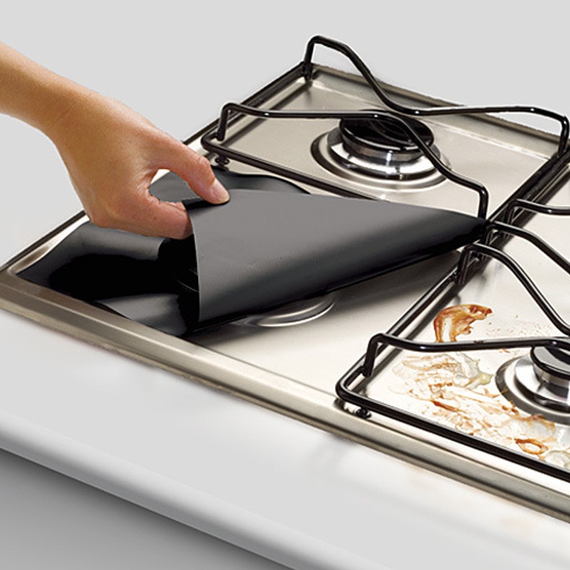 Reusable Gas Stove Protector Covers (4Pcs)