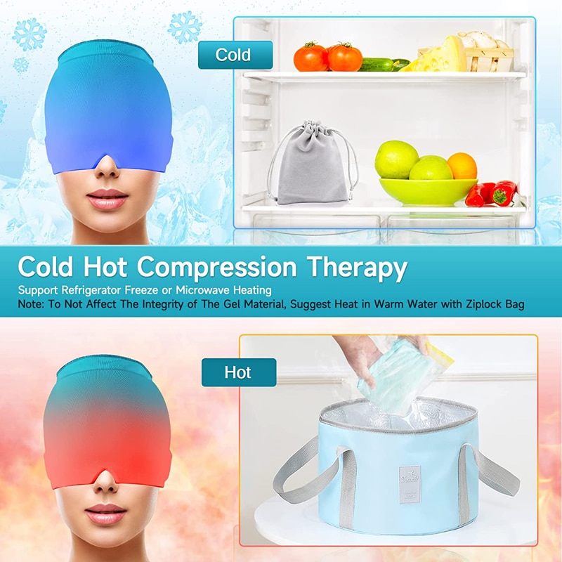 Reusable Gel Migraine Ice Cap Reusable Gel Migraine Ice Cap