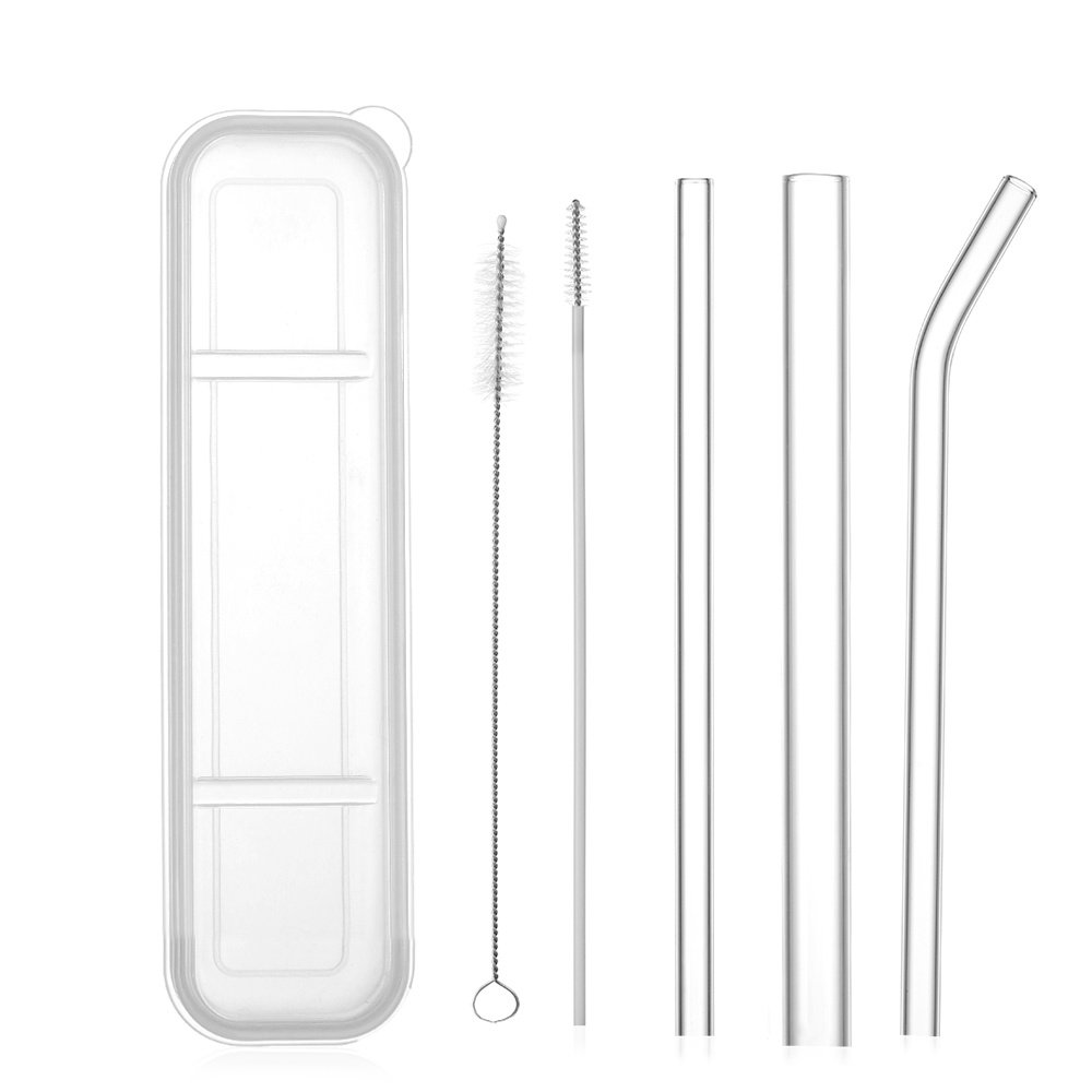 Reusable Glass Straws Set Reusable Glass Straws Set