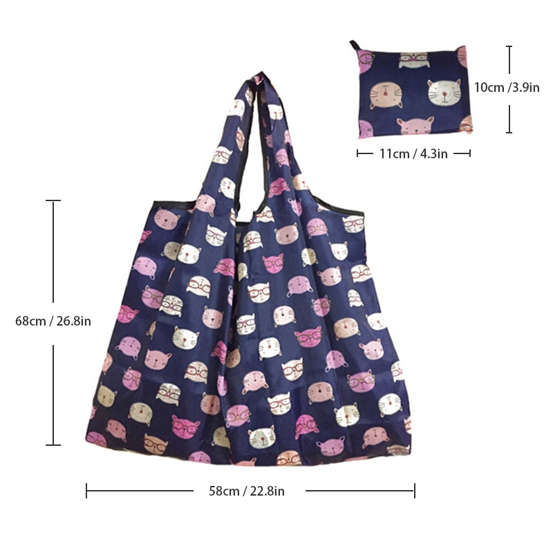 Reusable Grocery Bag Foldable Tote Bag
