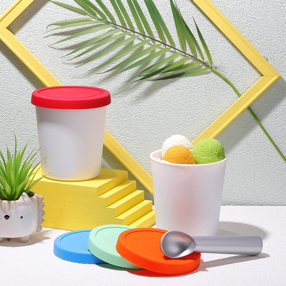 Reusable Ice Cream Container with Lid Reusable Ice Cream Container with Lid