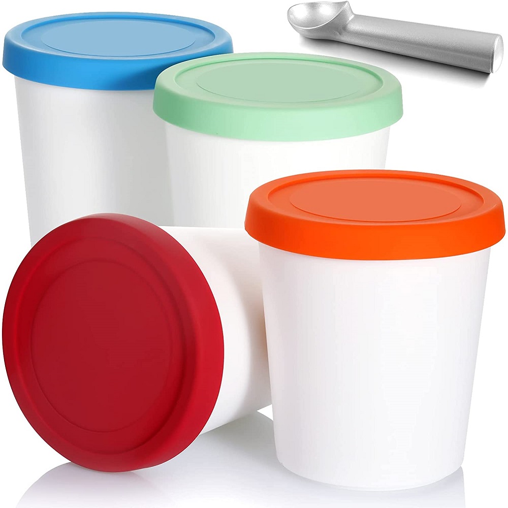 Reusable Ice Cream Container with Lid