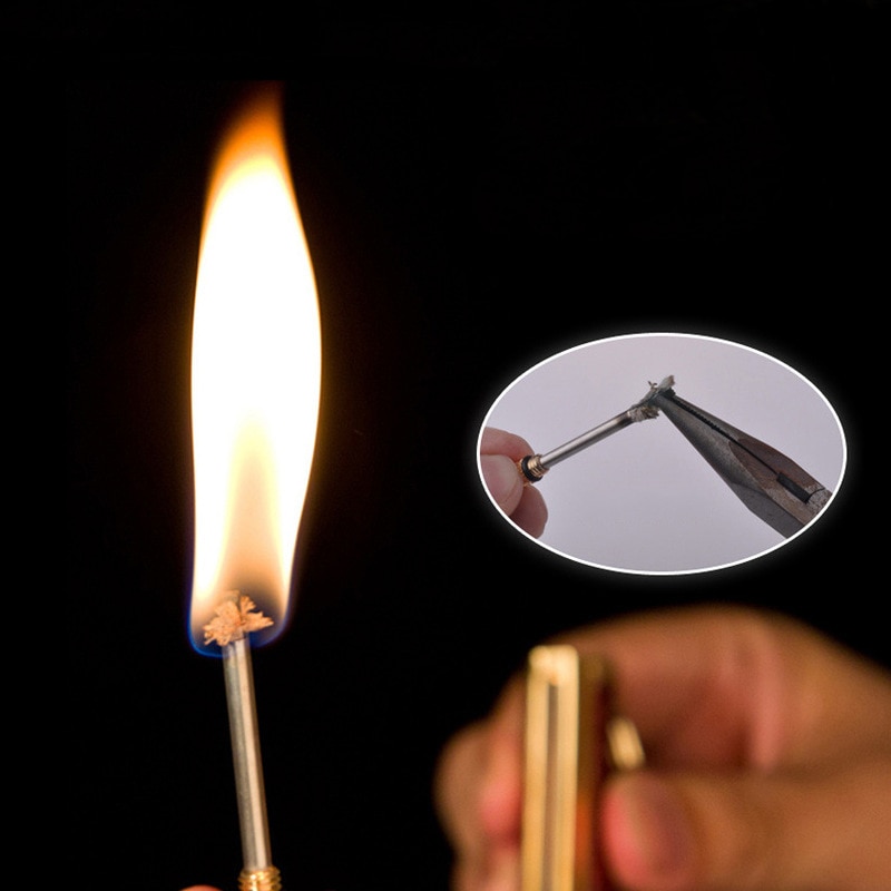 Reusable Match Lighter Keychain