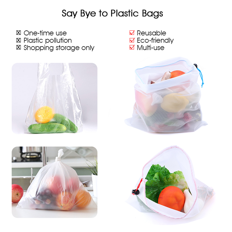 Reusable Mesh Bags (5 Pcs)