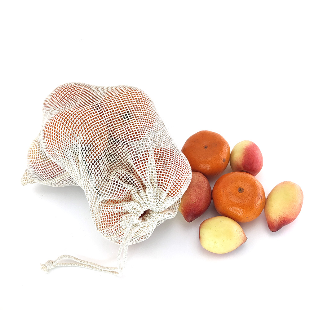 Reusable Mesh Drawstring Bags (4pcs) Reusable Mesh Drawstring Bags (4pcs)