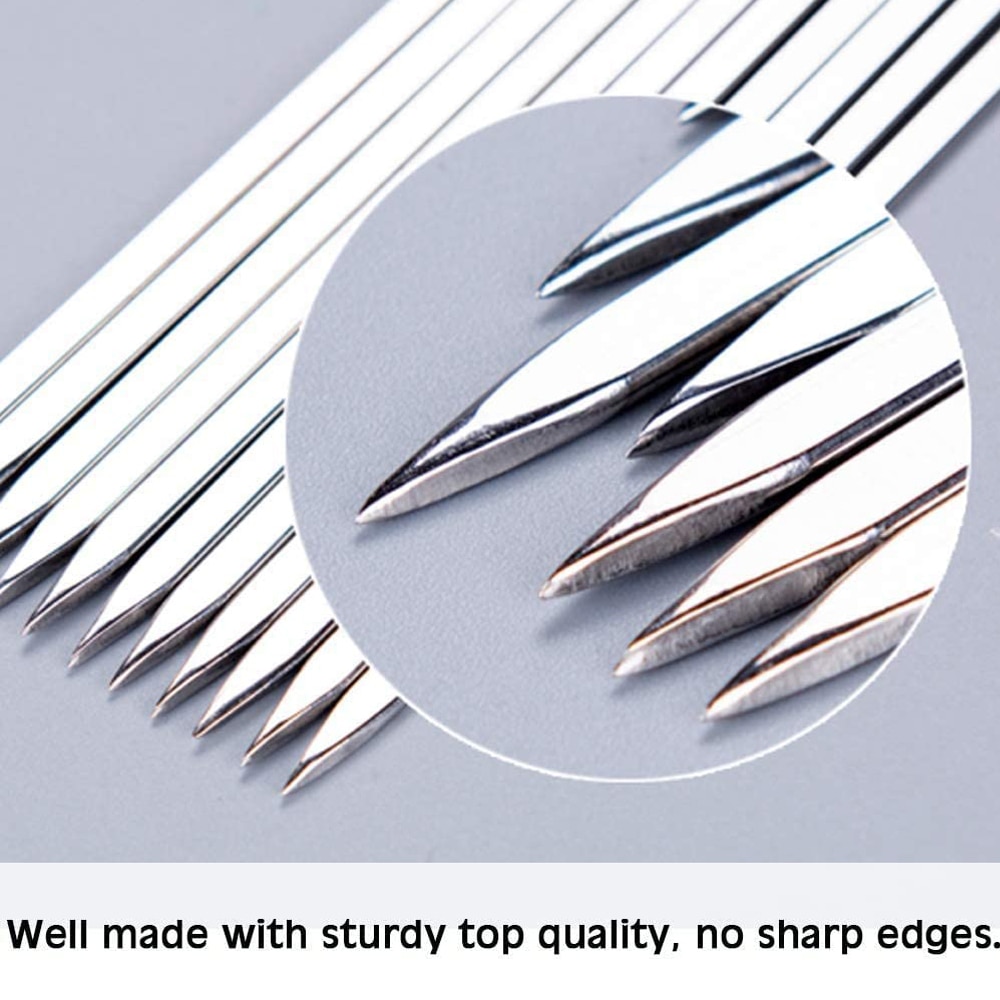 Reusable Metal Skewers for Grilling (20pcs)