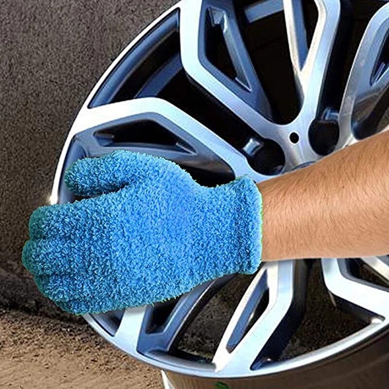 Reusable Microfiber Dusting Gloves Reusable Microfiber Dusting Gloves