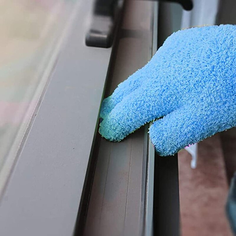 Reusable Microfiber Dusting Gloves Reusable Microfiber Dusting Gloves