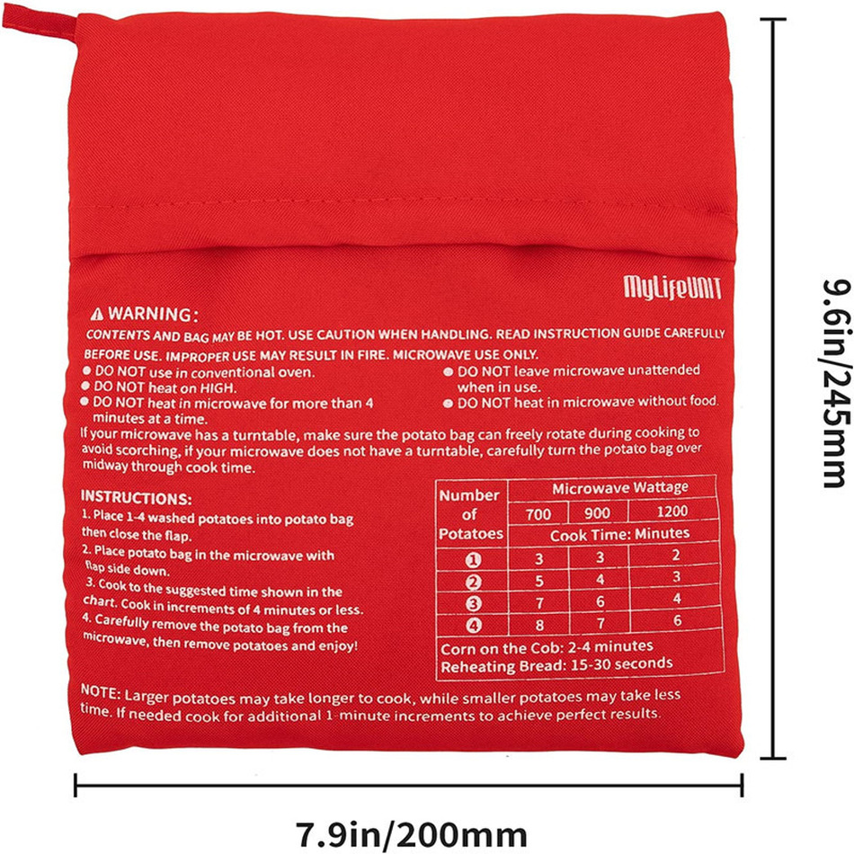 Reusable Microwave Potato Pouch Reusable Microwave Potato Pouch