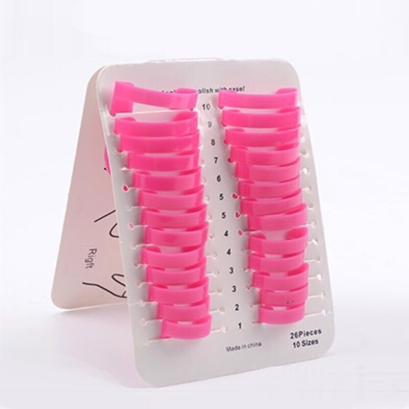 Reusable Nail Polish Stencils Guide (26 pcs)