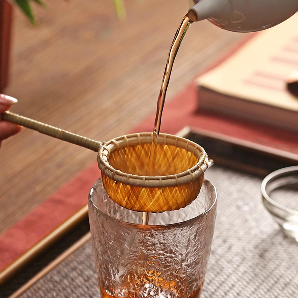 Reusable Natural Bamboo Tea Strainer