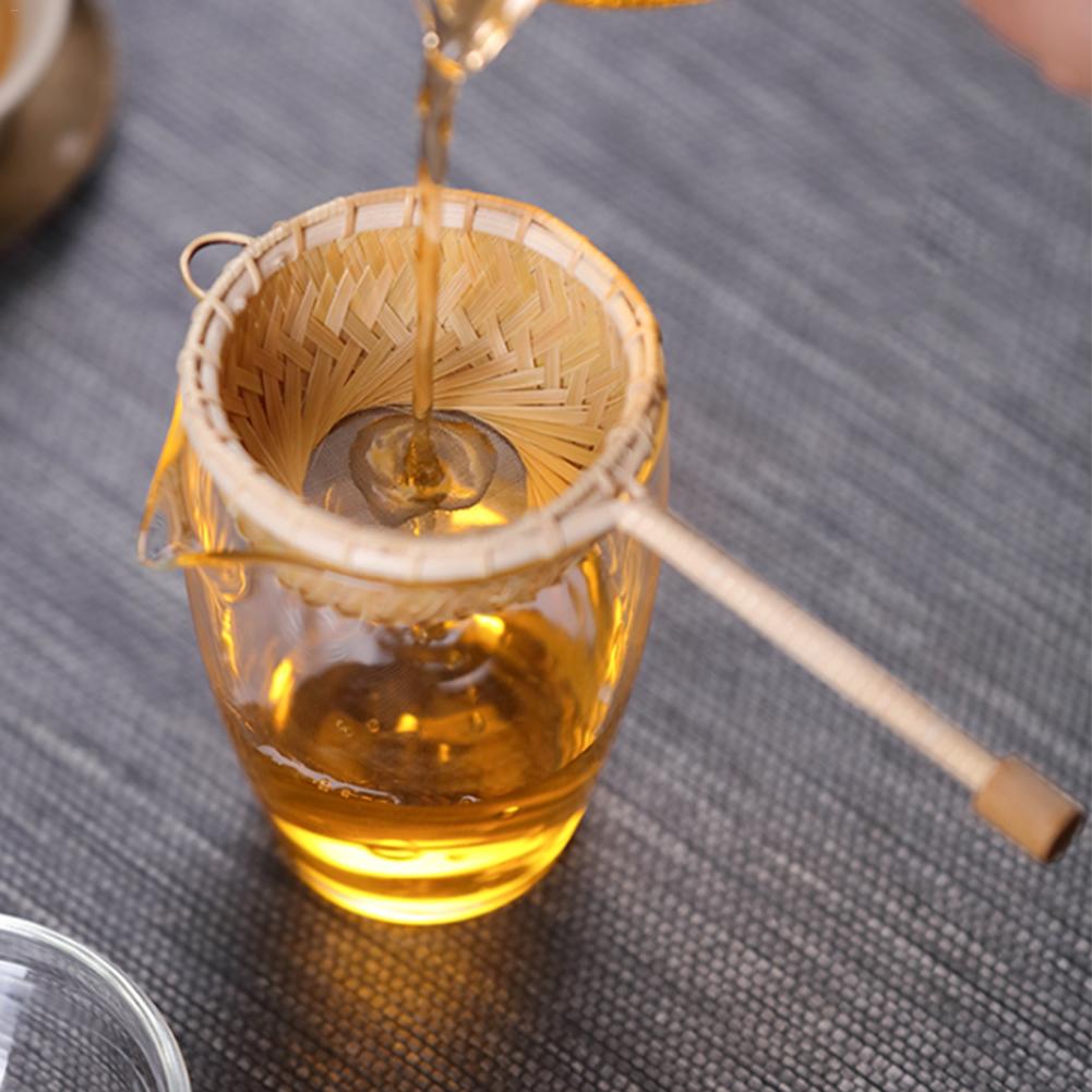 Reusable Natural Bamboo Tea Strainer