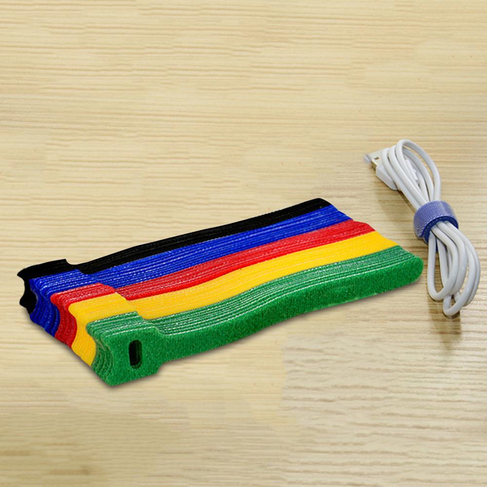 Reusable Nylon Velcro Cable Wraps (50 pcs)