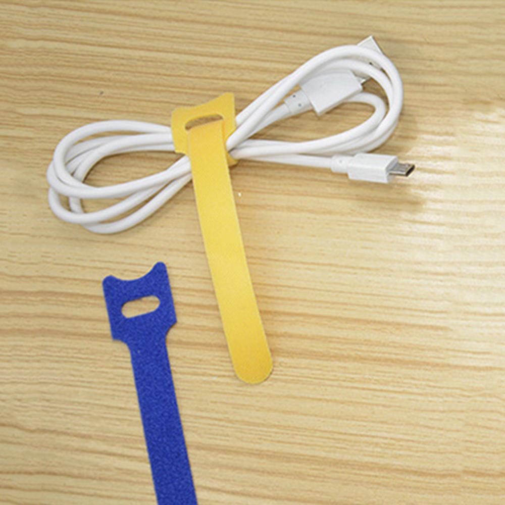 Reusable Nylon Velcro Cable Wraps (50 pcs)