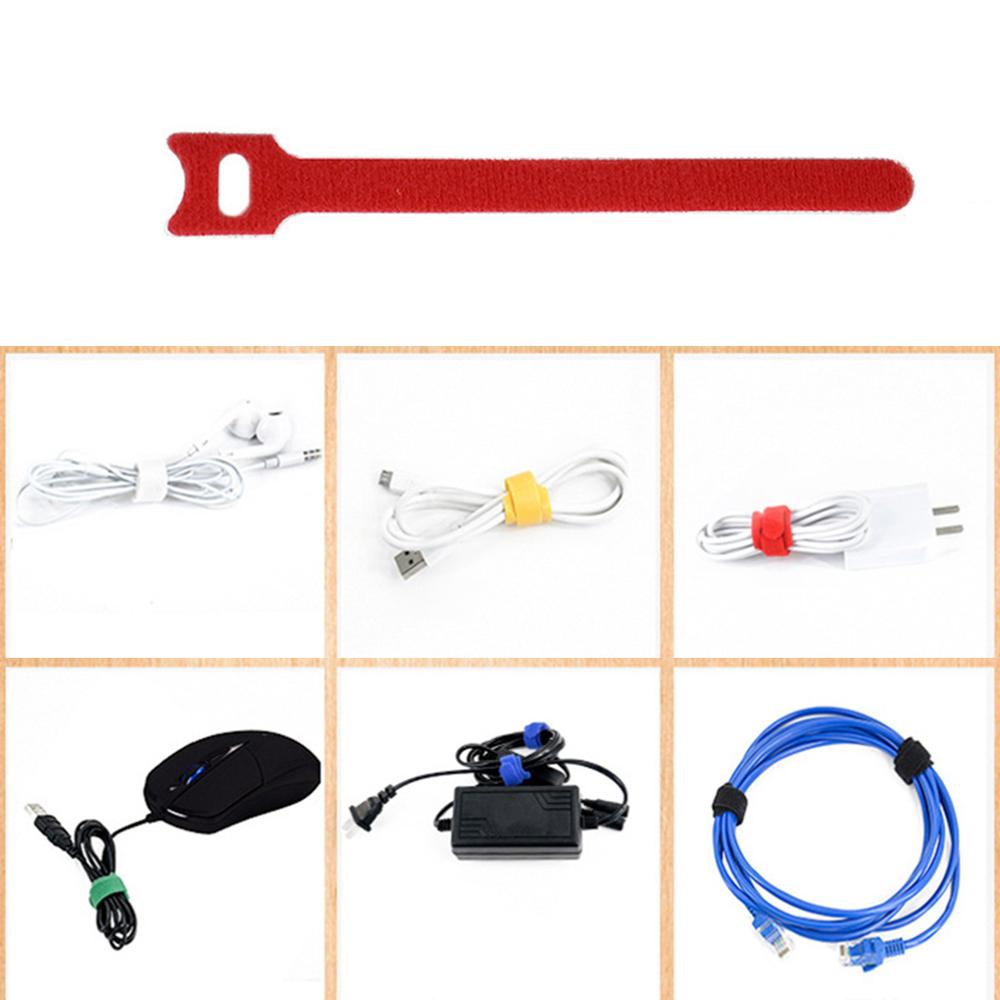 Reusable Nylon Velcro Cable Wraps (50 pcs)