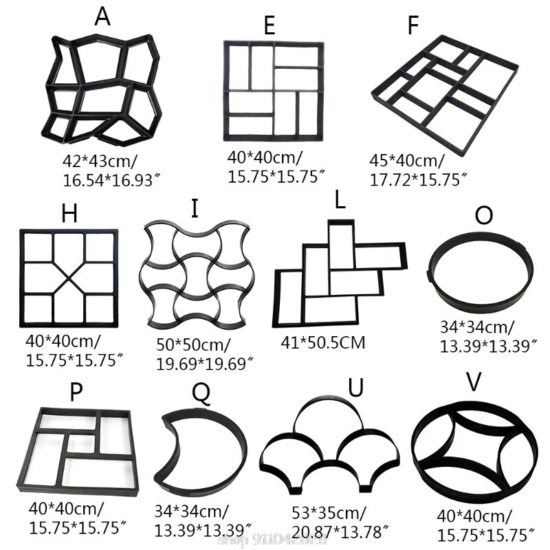 Reusable Plastic Cement Stepping Stone Mold Reusable Plastic Cement Stepping Stone Mold