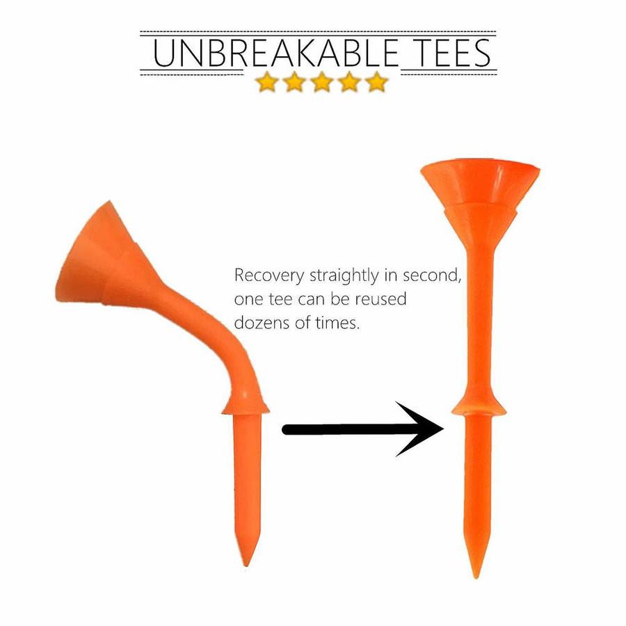 Reusable Plastic Golf Tees (50 pcs) Reusable Plastic Golf Tees (50 pcs)