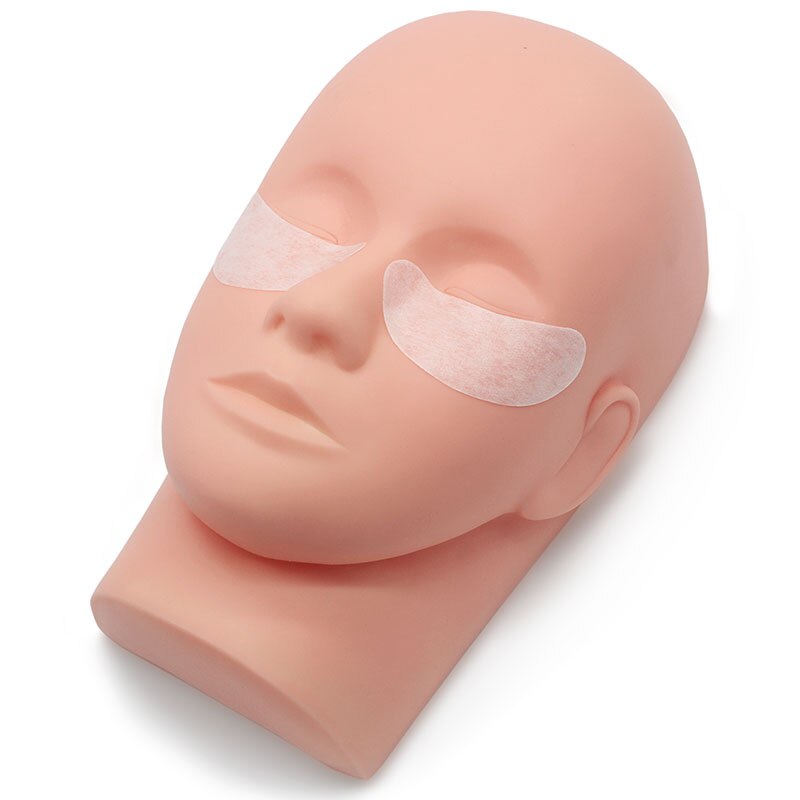 Reusable Rubber Eyelash Mannequin Head