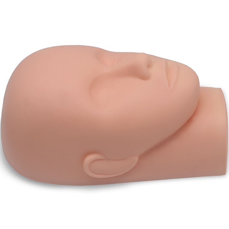 Reusable Rubber Eyelash Mannequin Head