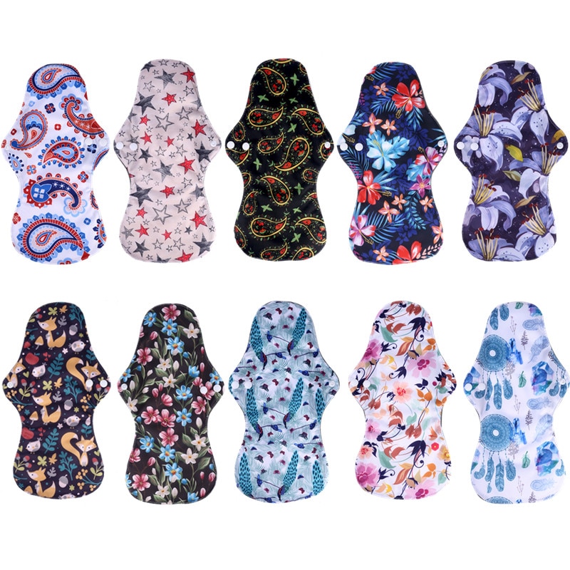 Reusable Sanitary Pads Heavy Flow Napkin (Set of 10) Reusable Sanitary Pads Heavy Flow Napkin (Set of 10)