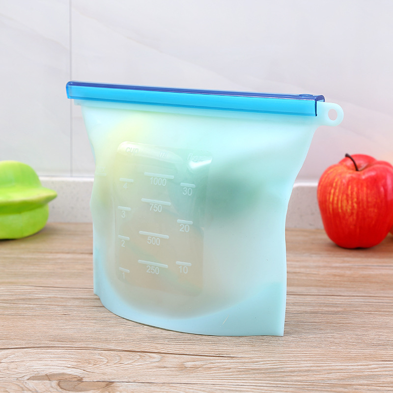 Reusable Silicone Bag Leak-proof Storage