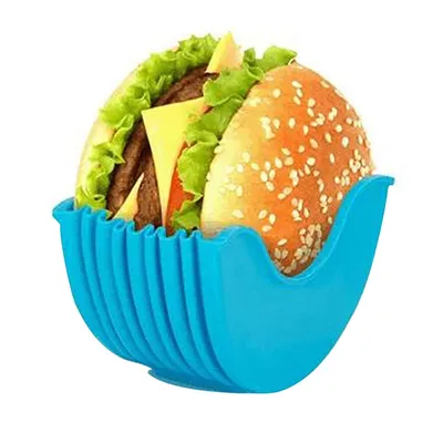 Reusable Silicone Burger Holder
