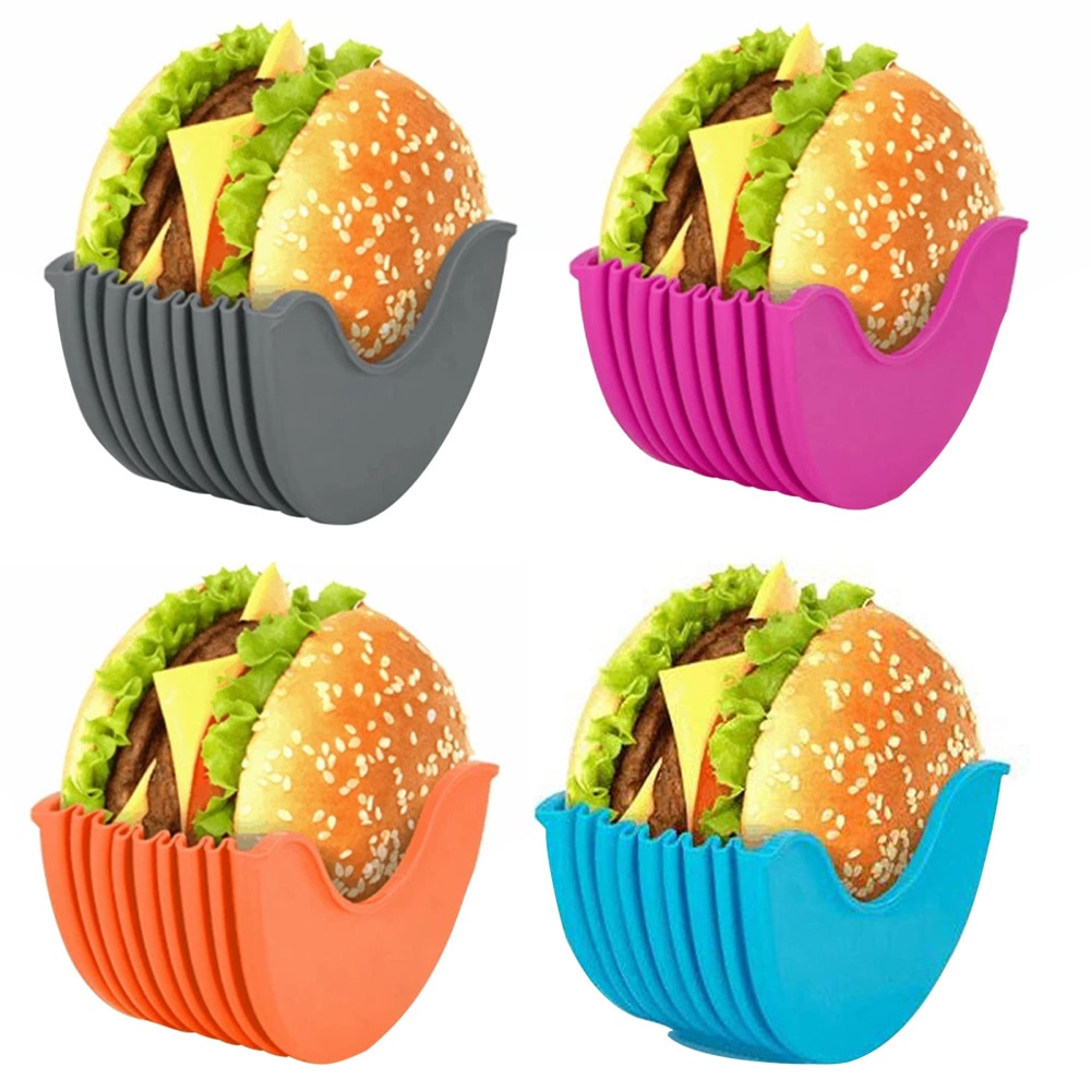 Reusable Silicone Burger Holder Reusable Silicone Burger Holder