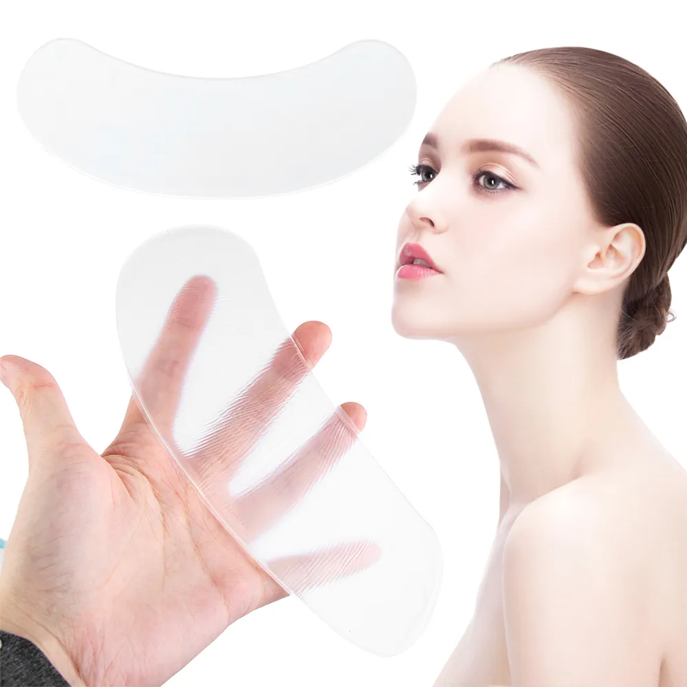 Reusable Silicone Care Neck Pad Neck Tape Wrinkle Pads for Neck Wrinkle Treatment Prevention Anti Wrinkle Remover