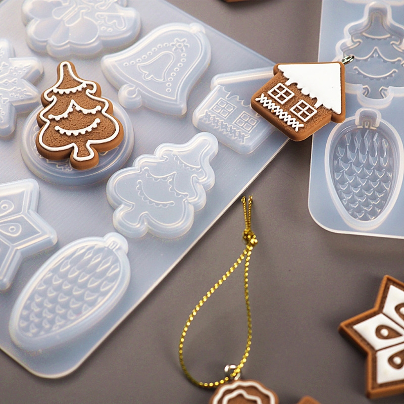 Reusable Silicone Christmas Resin Mold Reusable Silicone Christmas Resin Mold